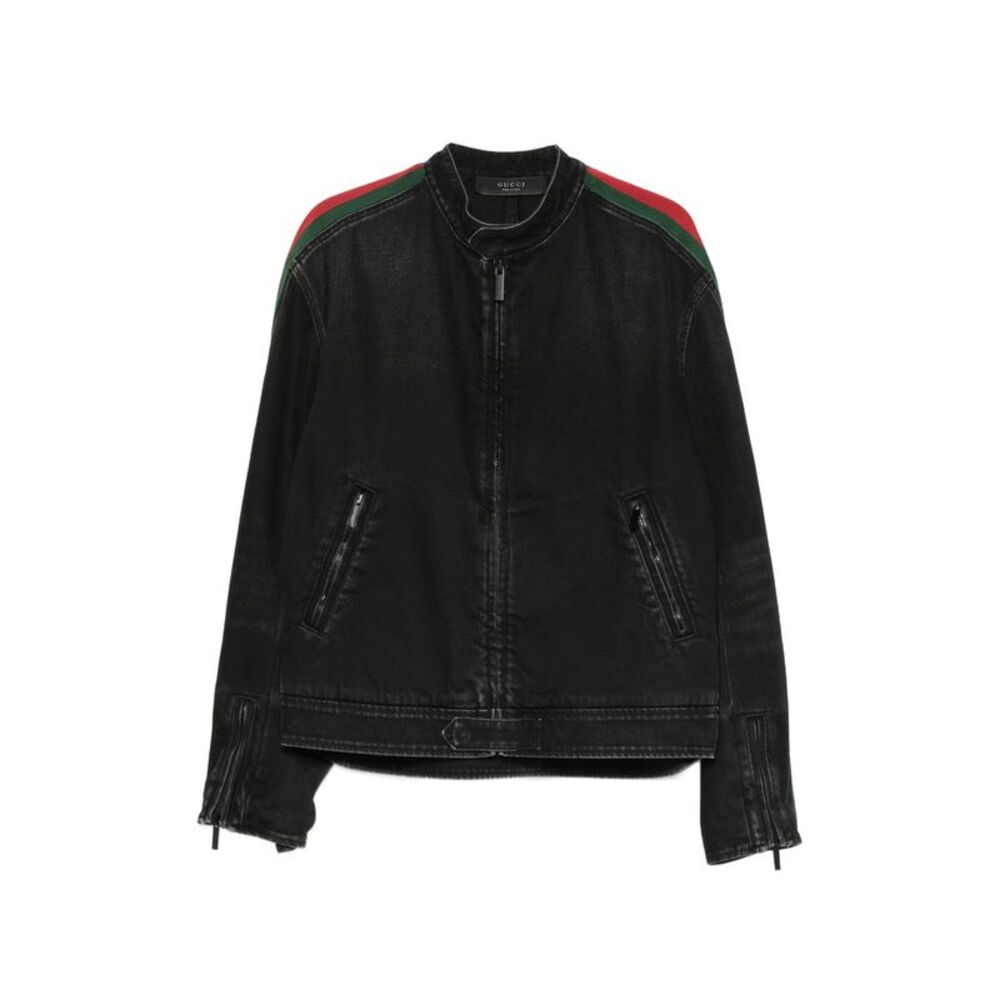 Gucci Black Jackets - Denim Jackets Men